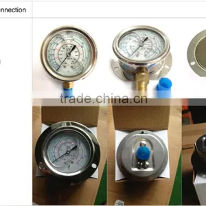 Sanrong Refrigerant Pressure Gauge for Air Conditioner, Low High Oil Filled Pressure Gauge for Refrigeration thumbnail-3