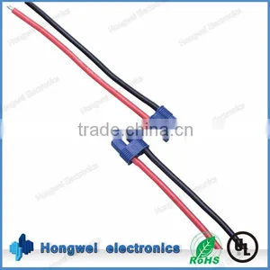 Blue Gold Plated EC3 Male Battery Cable UL3135 14awg Black and Red Wire Assembly thumbnail-1