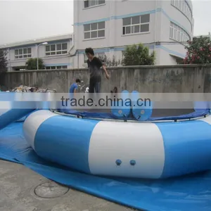 Durable Water Game Inflatable Water Trampoline Bouncer Bouncy Water thumbnail-3