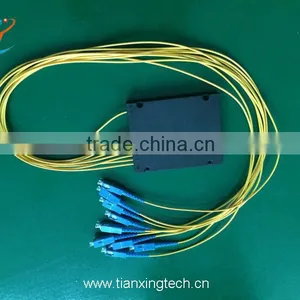 1x8 SC/PC 2.0mm Fanout Fiber PLC Optical Splitter thumbnail-1
