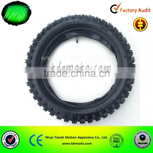 90/100-16" Rear Knobby Tyre Tyre + Tube thumbnail-1