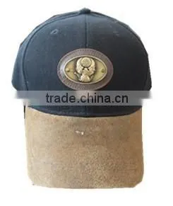 Suede Metal Plate Sport Cap thumbnail-1