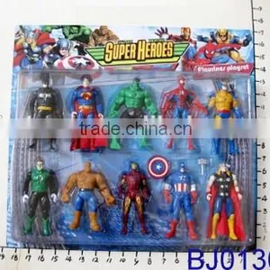 Cartoon Figure Superman Justice Figure Doll the Avenger Toys thumbnail-6