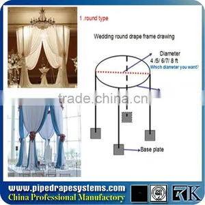 Quick Install Aluminium Pipe and Drape Kits for Party thumbnail-1