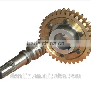 Big Transmission Rate Bronze/brass Worm and Worm Gear for Motor thumbnail-2