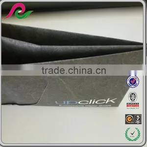 Fashionable Gray Costom Logo Printed ECO Friendly Waterproof Tyvek Paper Wallet thumbnail-4