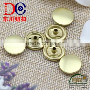 Oeko-tex100 Brass Tin Metal Snap Button Snaps Custom Metal Button Manufacture thumbnail-2