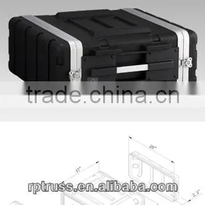 New Large Heavy Duty Black ABS Aluminum Flight Case thumbnail-5
