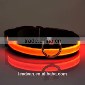 Glowing in The Dark Black Bands LED Collar For Dogs Lighted Dog Collars Colorful Pet Shop Products thumbnail-4