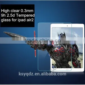 9H 0.3mm 2.5D Tempered Glass Screen Protector for Ipad Air2 thumbnail-1