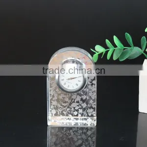 Small Crystal Decorative Desktop Clock thumbnail-1
