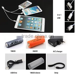 10W C-ree Led Rechargeable Torch Light USB Rechargeable Flashlight Long Distance thumbnail-6