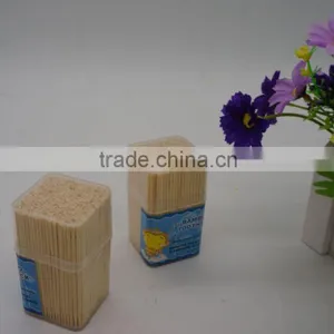 100% Natural Bamboo Toothpick With Round Holder thumbnail-2