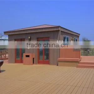 FRSTECH WPC STOCK CO LTD Tiny House 12 Square Meter Waterproof Anti-UV Stylish WPC House Purple Heart Wood thumbnail-3