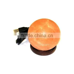 Beautiful Himalayan USB Salt Lamp Sphere/Ball/Globe thumbnail-1