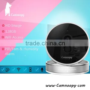 Camnoopy Temperature and Humidity CE, FCC, Rohs, New Design Plug and Play Smart Home hd Cctv Wireless IP Camera thumbnail-1