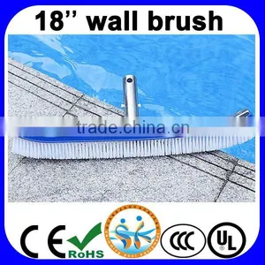 Swimming Pool 18'' Cleaning Metal Back Wall Brush thumbnail-1