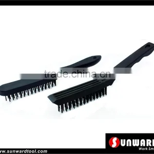 Black Plastic Handle Wire Brush thumbnail-1