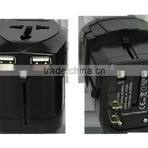 2016 AINOVO Powerful World Travel Adapter With USB Charger thumbnail-4