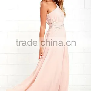 2016 Womens One Shoulder Evening Dress Long Maxi Dress for Women Dress Manufacturers thumbnail-4