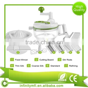 Best Sell Sharp And Safe Vegetable Chopper Slicer Fruit Cutter Hand Held Food Chopper Salad Maker thumbnail-1