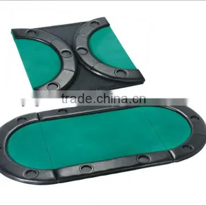 Casino Oval Three-foldable Suited Poker Table Top thumbnail-1