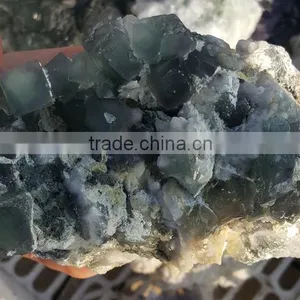 Wholesale Beautiful Purple and Green Fluorite Crystal Specimen for Decoration thumbnail-5