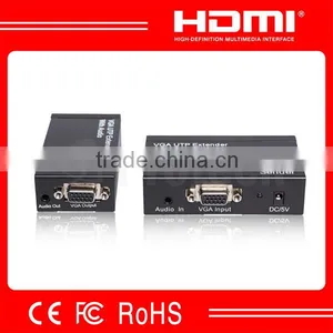 Lowest VGA UTP Extender With Audio 1080p 1x1 Splitter For HDTV Support GAIN & PEAK Adjustment thumbnail-1