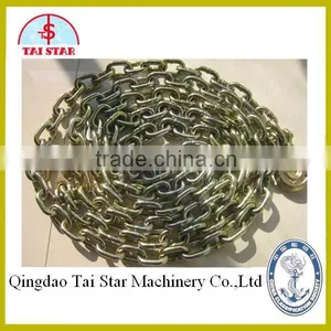Golden Galvanized Tempered Binder Chain With Clevis Grab Hooks thumbnail-1