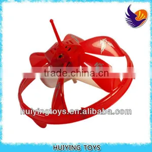 Flying UFO Plastic Toy rc Helicopter With LED Kids Toy Made in China HY-858 thumbnail-1
