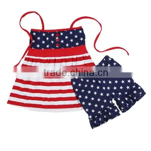 Baby Clothes Factory Wholesale Children's Boutique OEM Service Sleeveless Set Infant and Toddler Clothing thumbnail-1
