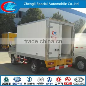 Yuling 2T Freezer Truck Mini Van Truck Cargo Box Van Truck Fiberglass Van Truck Food Box Van Truck thumbnail-4