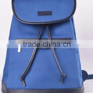 2016 Best Sales New Arrival Factory Made Canvas Backpack Brand New Design Daily Use Canvas Backpacks Laptop Day Backpack thumbnail-3