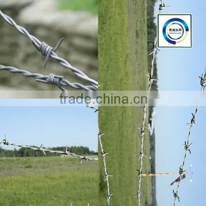 2014 Hot Sale Barbed Wire Price per Roll/sheep Fence Express thumbnail-1