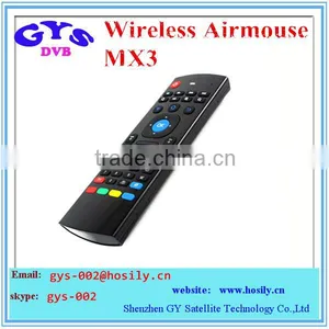 Airmouse MX3 Air Mouse Wireless Keyboard 2.4GHZ for Smart Android TV Box thumbnail-1