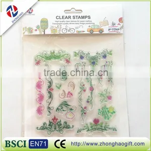 Flower Design Clear Stamp thumbnail-1
