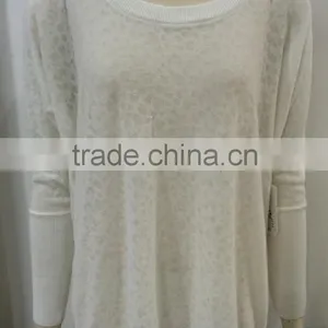 Ladies' Knitwear With Burnt-out Print thumbnail-2