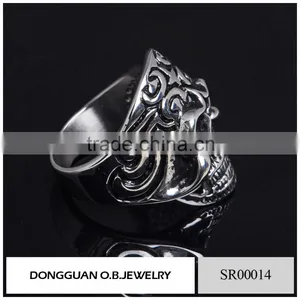 Small MOQ Design Fashion Plain Ring Skull Jewelry thumbnail-2