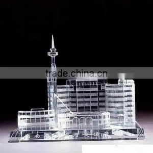 Hot Sale Crystal Building Professional Custom Crystal Model Tower thumbnail-3