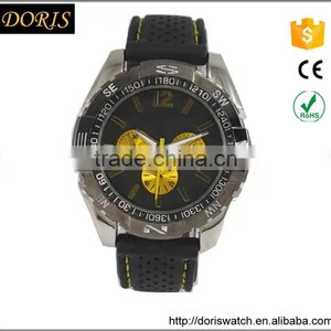 Fashion Japan Movt Quartz Silicone Wrist Watch thumbnail-1