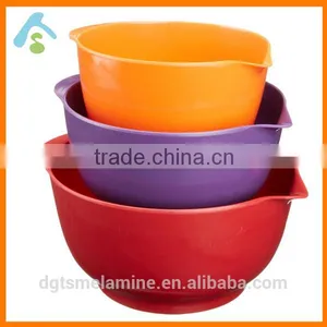 Custom Red Melamine Mixing Bowls Set thumbnail-4