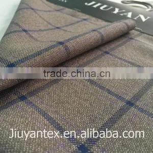 Hot Selling Europe and America Market tr Twill Classic Checks Design Printed High Quality Men's Suiting Fabric thumbnail-4