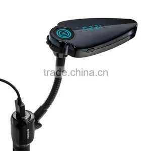Factory Supply! Wireless Bluetooth FM Transmitter Radio Adapter Handsfree Car Kit Car Mp3 Player thumbnail-2