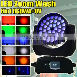 36*12W RGBWA UV 6in1 Led Moving Head Wash thumbnail-1