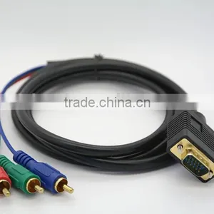 VGA to 3RCA Cable With Gold Plated 10m thumbnail-2