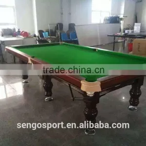 2016 the Best Selling Solid Wood 9ft Goden High Quality Billiard Pool Snooker Games Table thumbnail-5