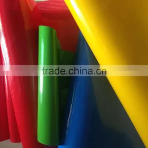 800gsm Glossy PVC Coated Tarpaulin / Inflatable Tents Plastic Tarpaulins Fabric thumbnail-5