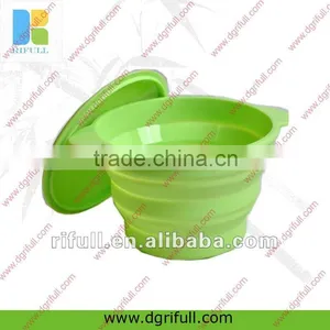 Silicone Collapsible Bowl for Kitchen or Travelling thumbnail-1
