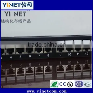 China Manufacturer CAT 6 Patch Panel, 24 Port, Shielded, 1U Wallmount thumbnail-3