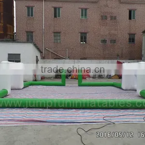 Mini Inflatable Football Field for Chidlren,cheap Sealed Football Pitch Kids Play Inflatable Soccer Courts thumbnail-3